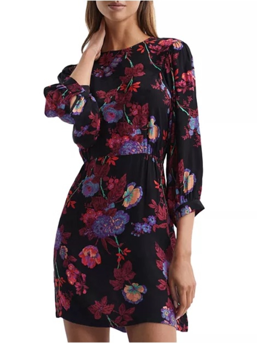 REISS | Paulina Floral Mini Dress Size 6